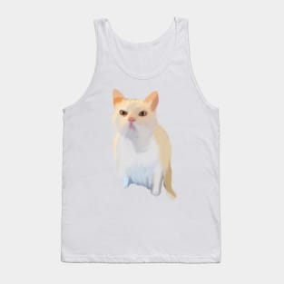 Annoyed Funny meme cat Tank Top